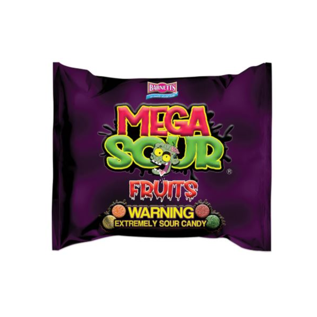 Mega Sour Fruits Sour Candy (3.7oz)
