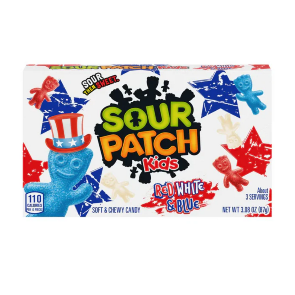 Theatre Box Sour Patch Kids Red White And Blue (3.08oz)