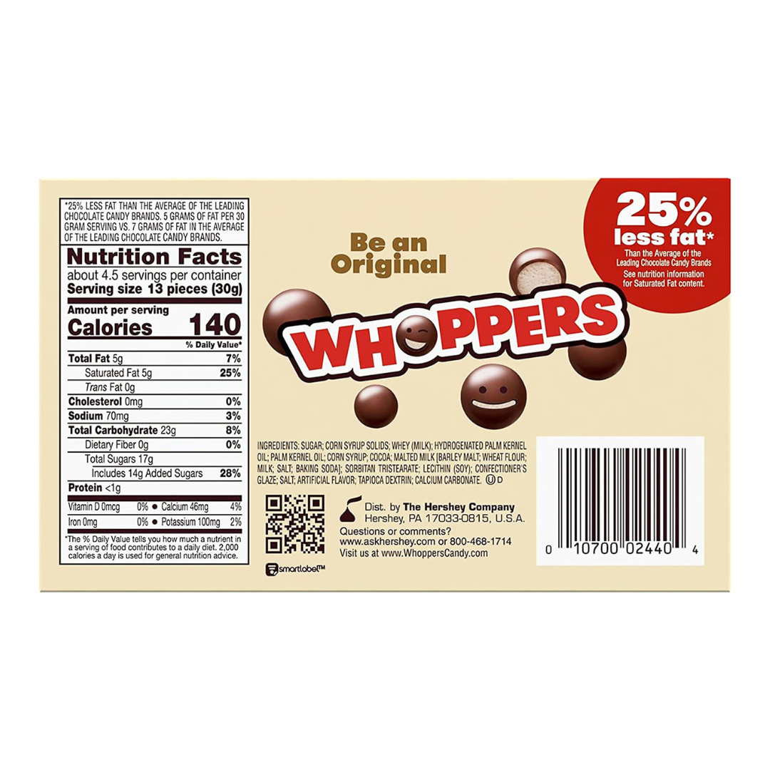 Theatre Box Whoppers Orginial (5oz) Secondary image