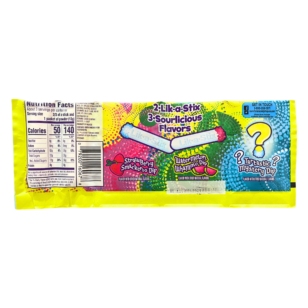 Wonka Fun Dip Sour (1.4oz) Secondary image