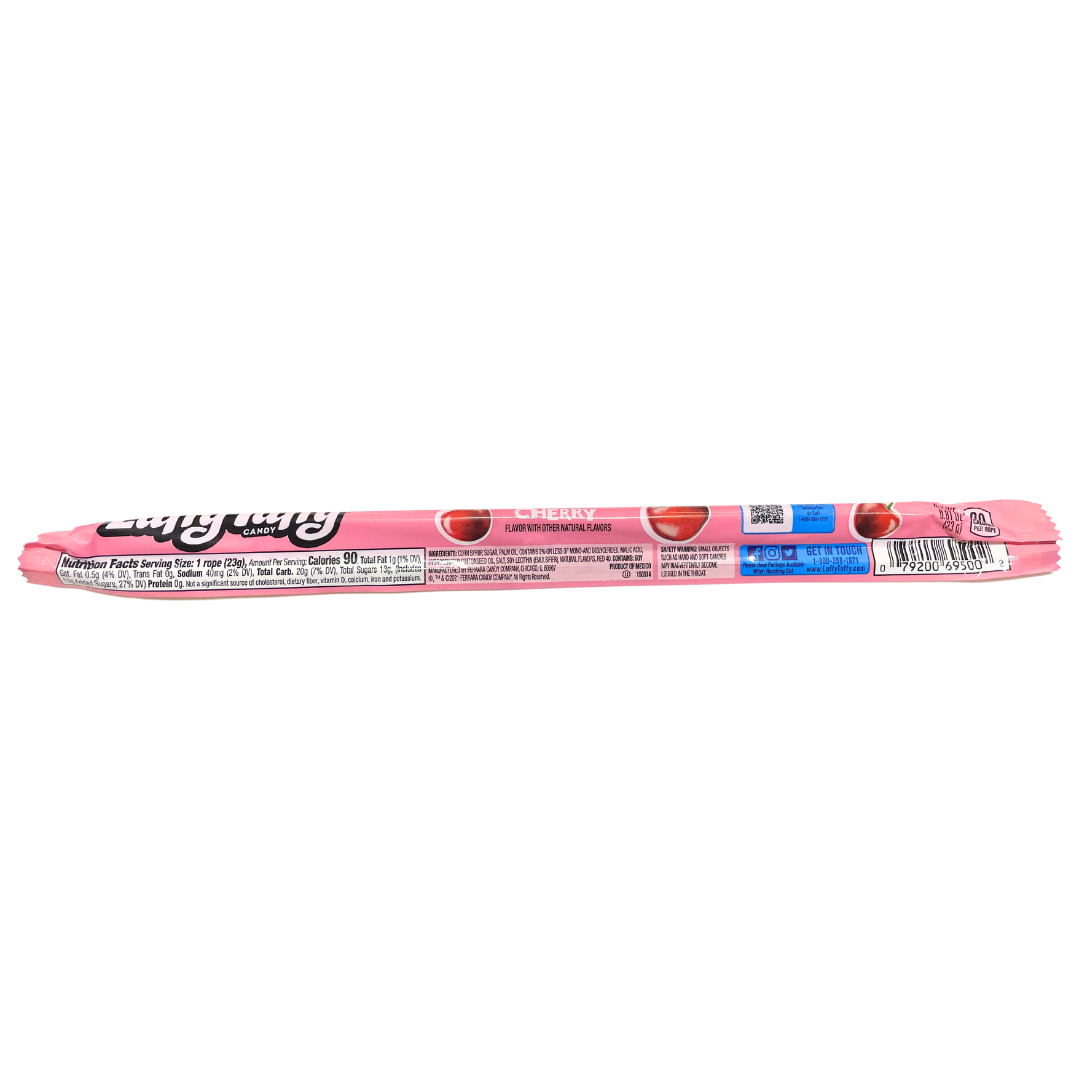 Wonka Laffy Taffy Cherry Rope (0.81oz) Secondary image