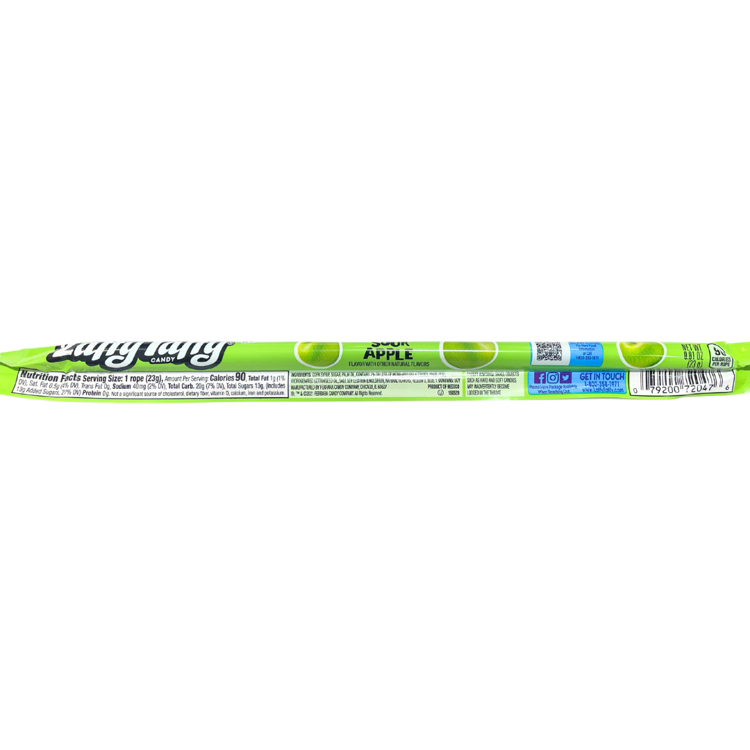Wonka Laffy Taffy Green Apple Rope (0.81oz)