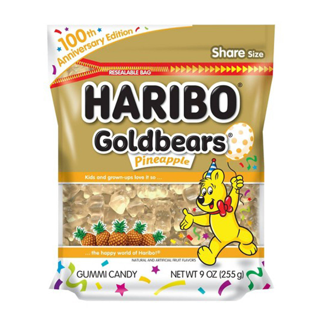 Haribo Goldbears Pineapple Peg Bag (4oz) – Sugarush