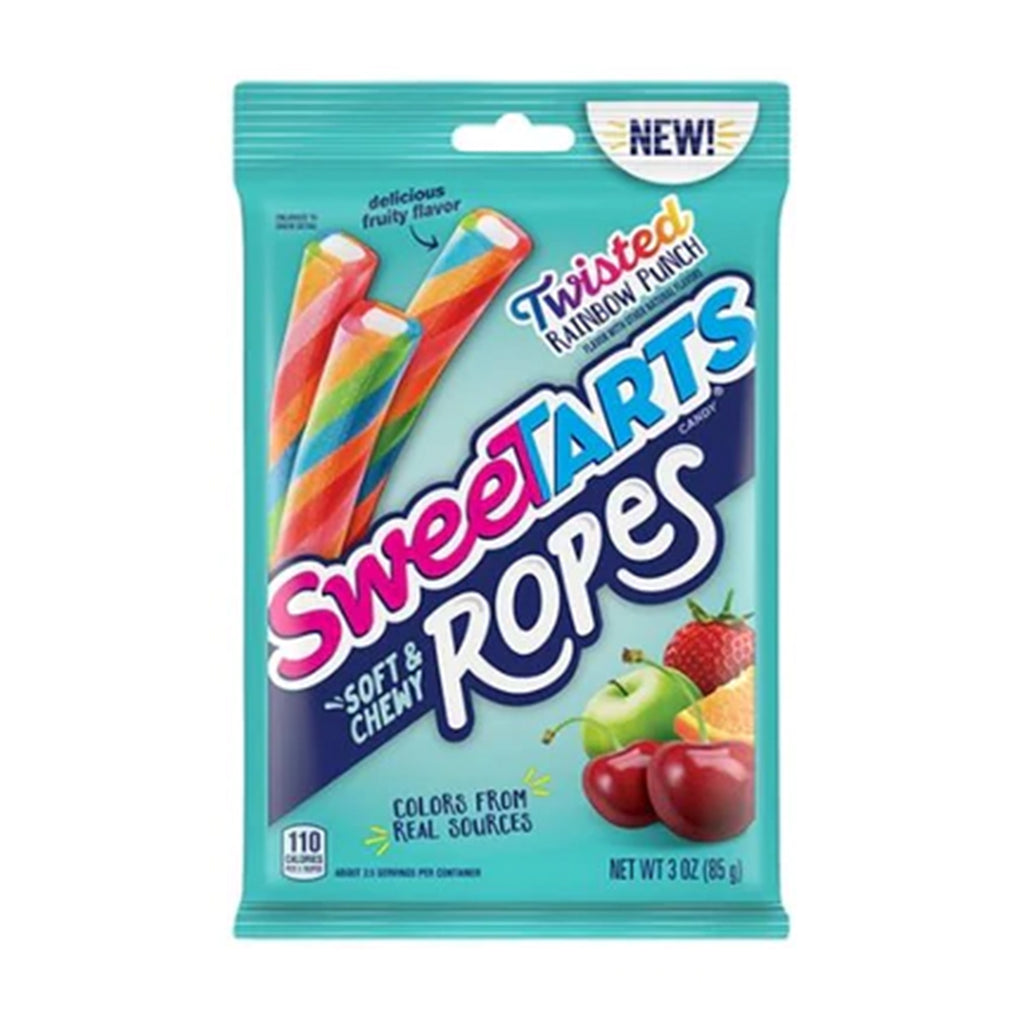 Sweetarts Ropes Twisted Rainbow Punch Peg Bag (3oz)