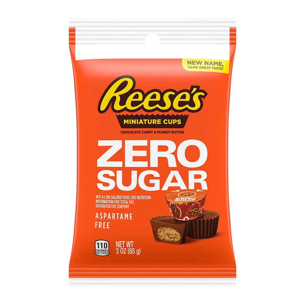 Reese's Miniature Cups Zero Sugar Peg Bag (3oz)