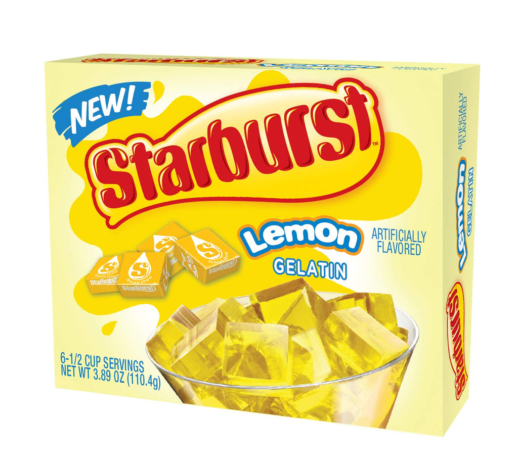 Starburst Gelatin Lemon