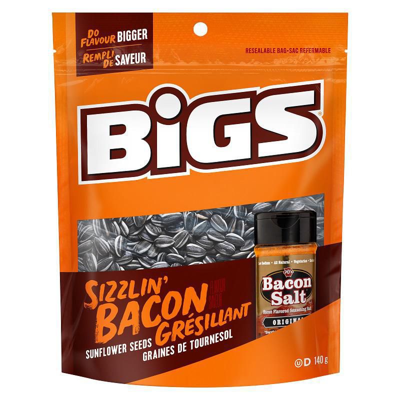 Bigs Sizzlin Bacon Sunflower Seeds (5.35oz) Main image