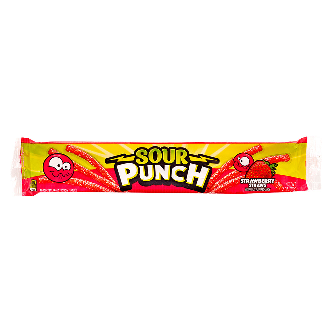 Sour Punch Straws Strawberry (2oz) Main image
