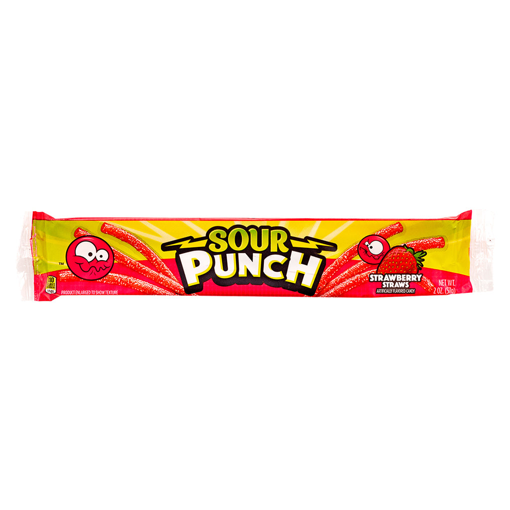 Sour Punch Straws Strawberry (2oz)