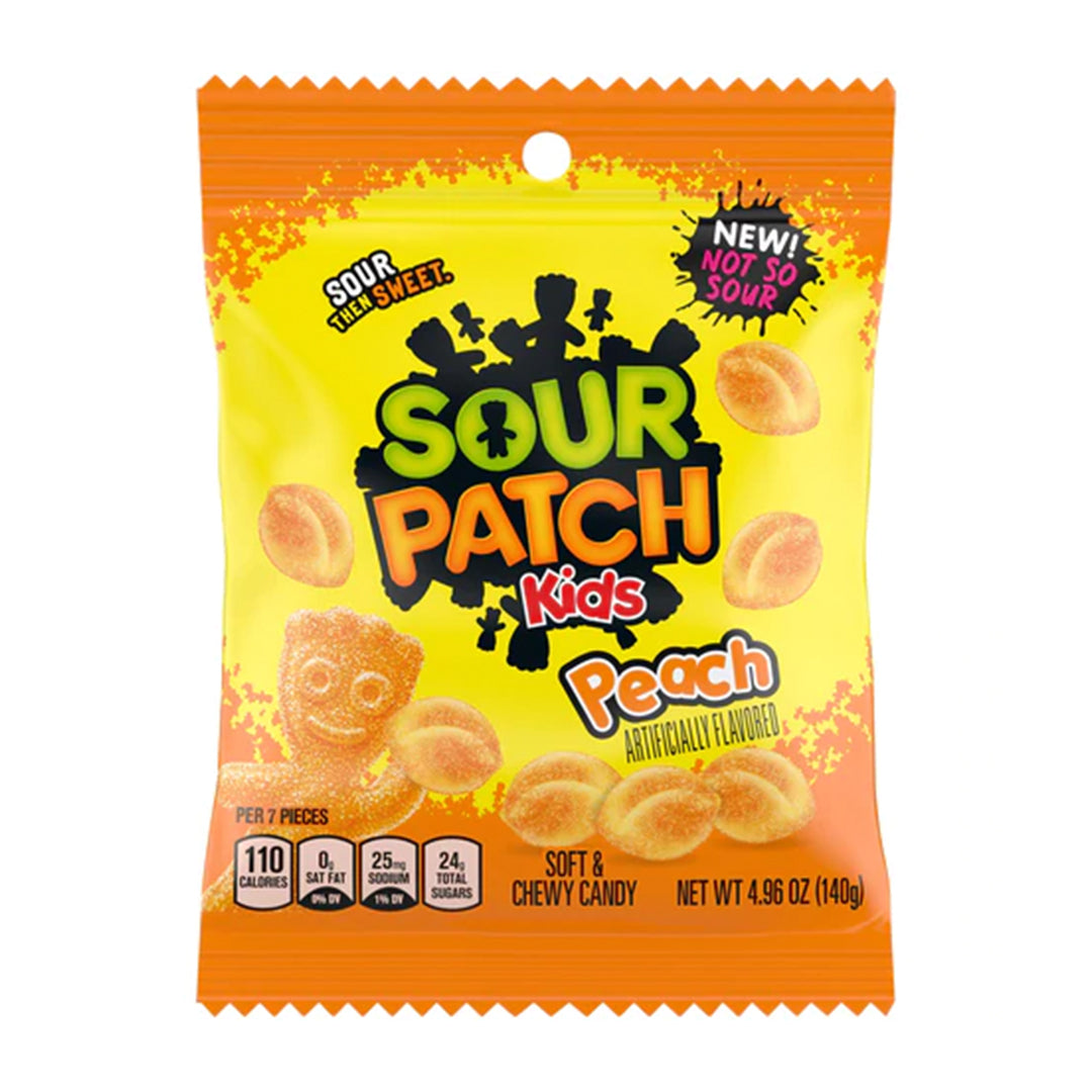 Sour Patch Kids Peach Peg Bag (3.56oz) Main image