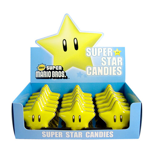Boston America Super Mario Bros Super Star Candy Tin (0.6oz)