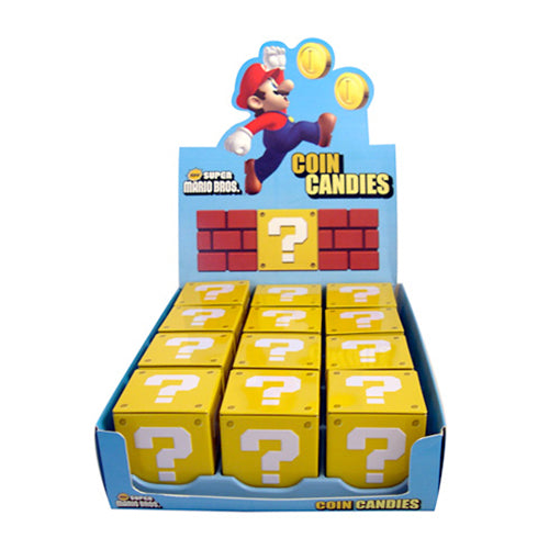 Boston America Super Mario Bros Coin Candy Tin (1.2oz)
