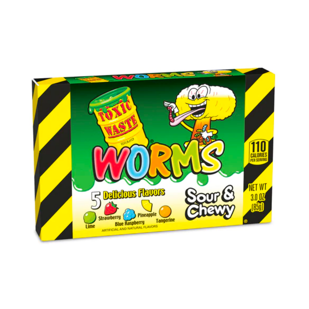 Toxic Waste Worms Theatre Box (3oz)