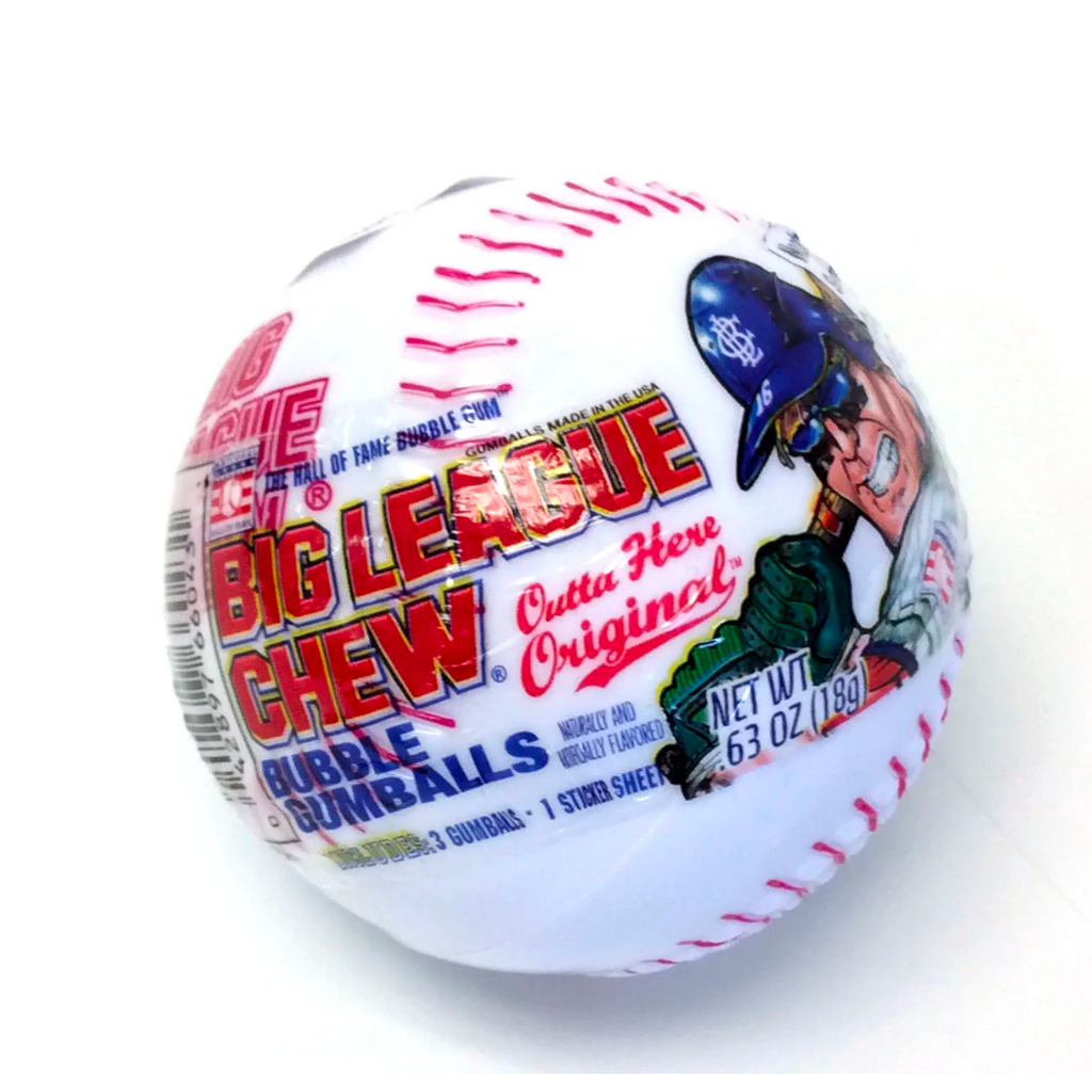 Big League Chew Bubble Gumballs Baseball