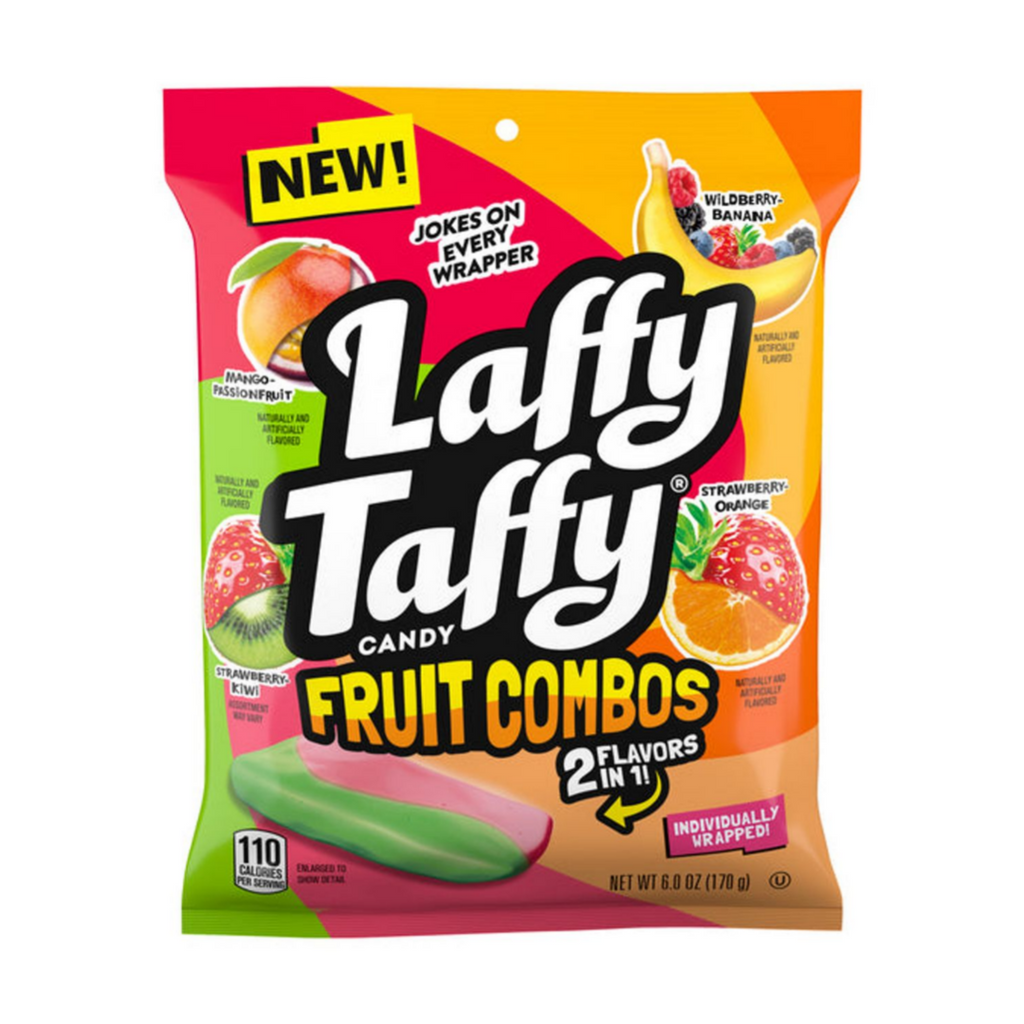 Laffy Taffy Fruit Combos Peg Bag (6oz)