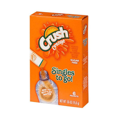 Crush Orange Drink Mix Singles To Go (1oz) – Sugarush