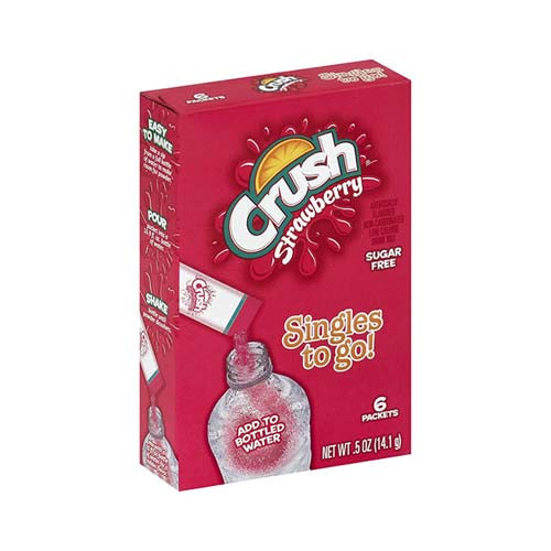 Crush Strawberry Drink Mix Singles To Go (1oz)