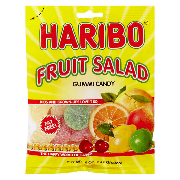 Haribo Fruit Salad Peg Bag