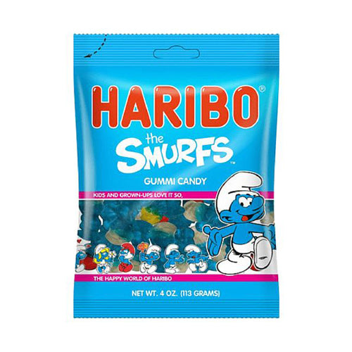 Haribo Smurfs Peg Bag (4.5oz) Main image