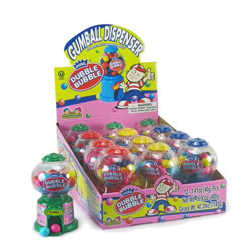 Kidsmania Dubble Bubble Gumball Dispenser (1.4oz)