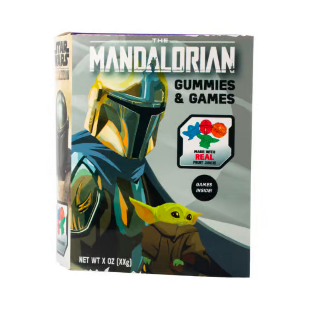 Star Wars Mandalorian Gummies & 5 Games (5oz)
