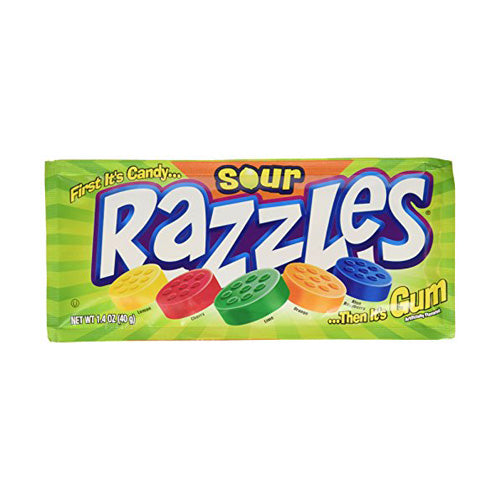 Razzles Sour Gum (1.4oz)