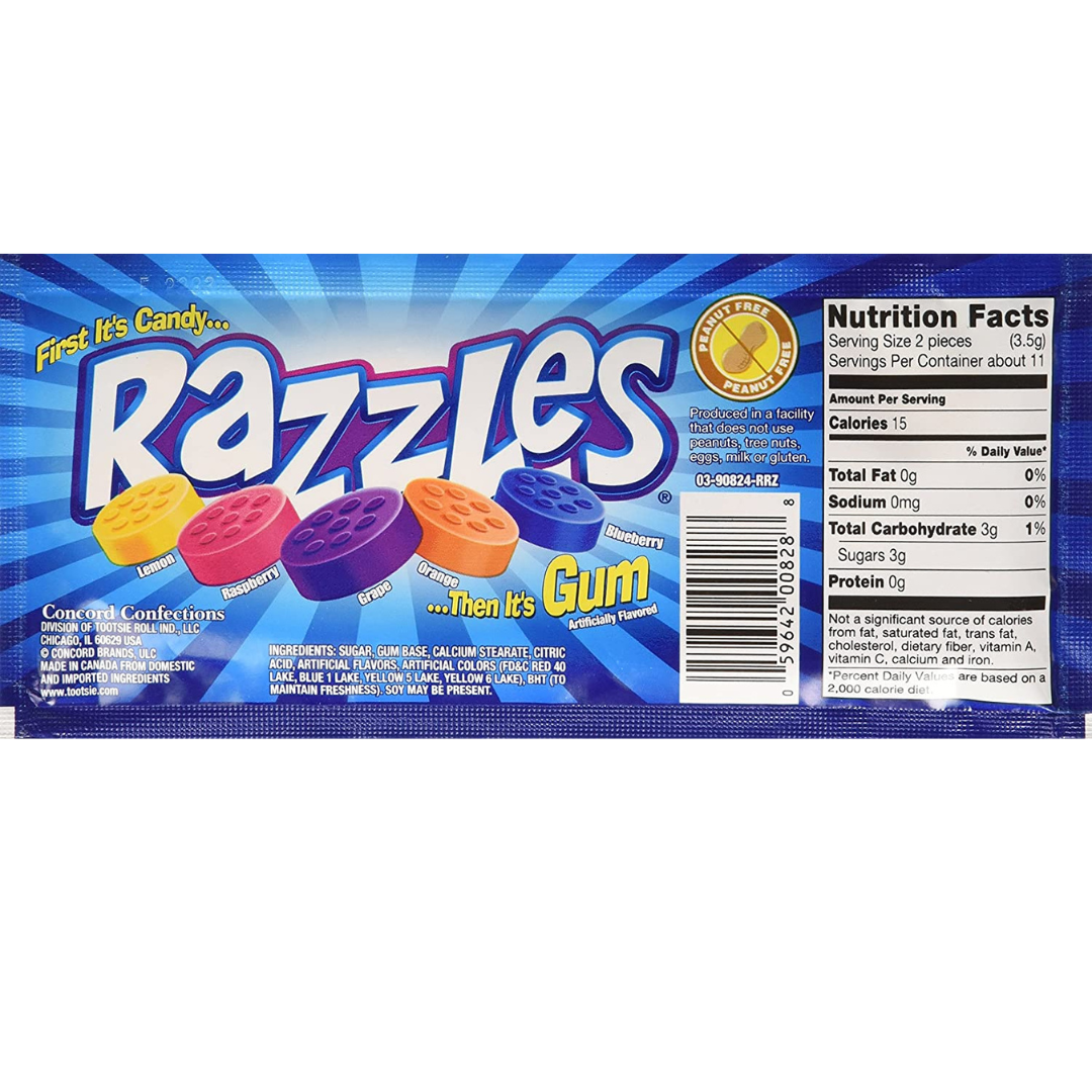 Razzles Original Gum (1.4oz) Secondary image