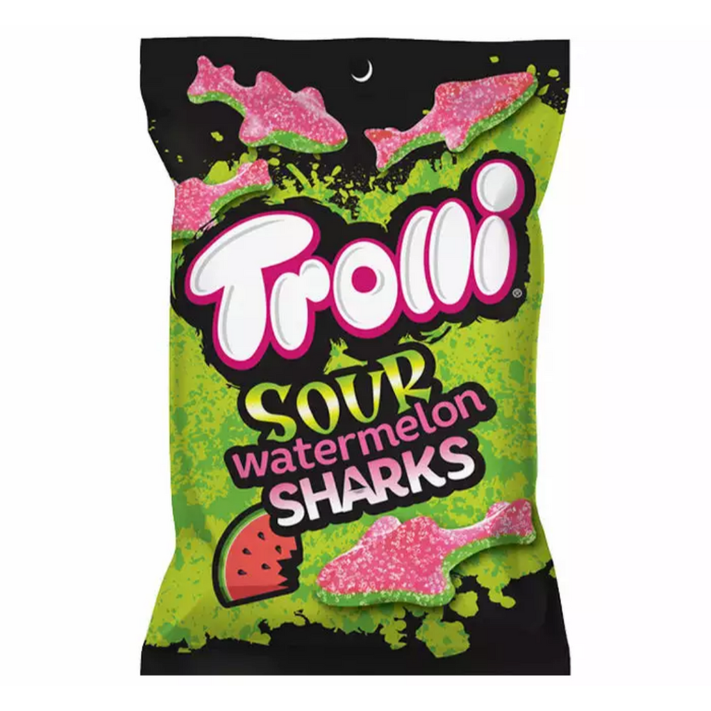 Trolli Sour Watermelon Sharks Peg Bag (4.25oz)