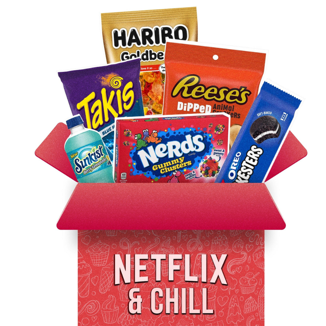 Sugar Rush Netflix & Chill Themed Box Main image