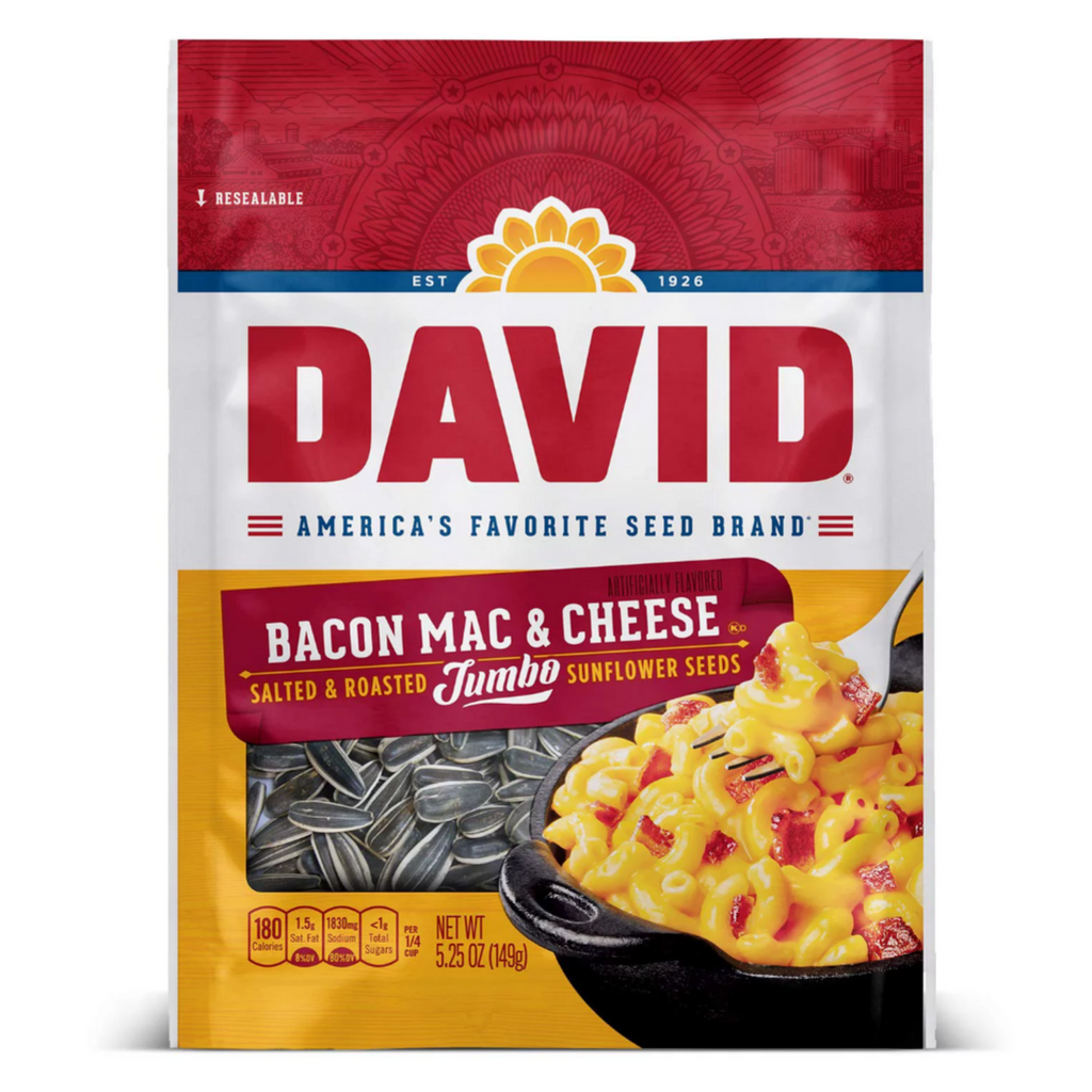 David Bacon Mac & Cheese Sunflower Seeds (5.25oz)