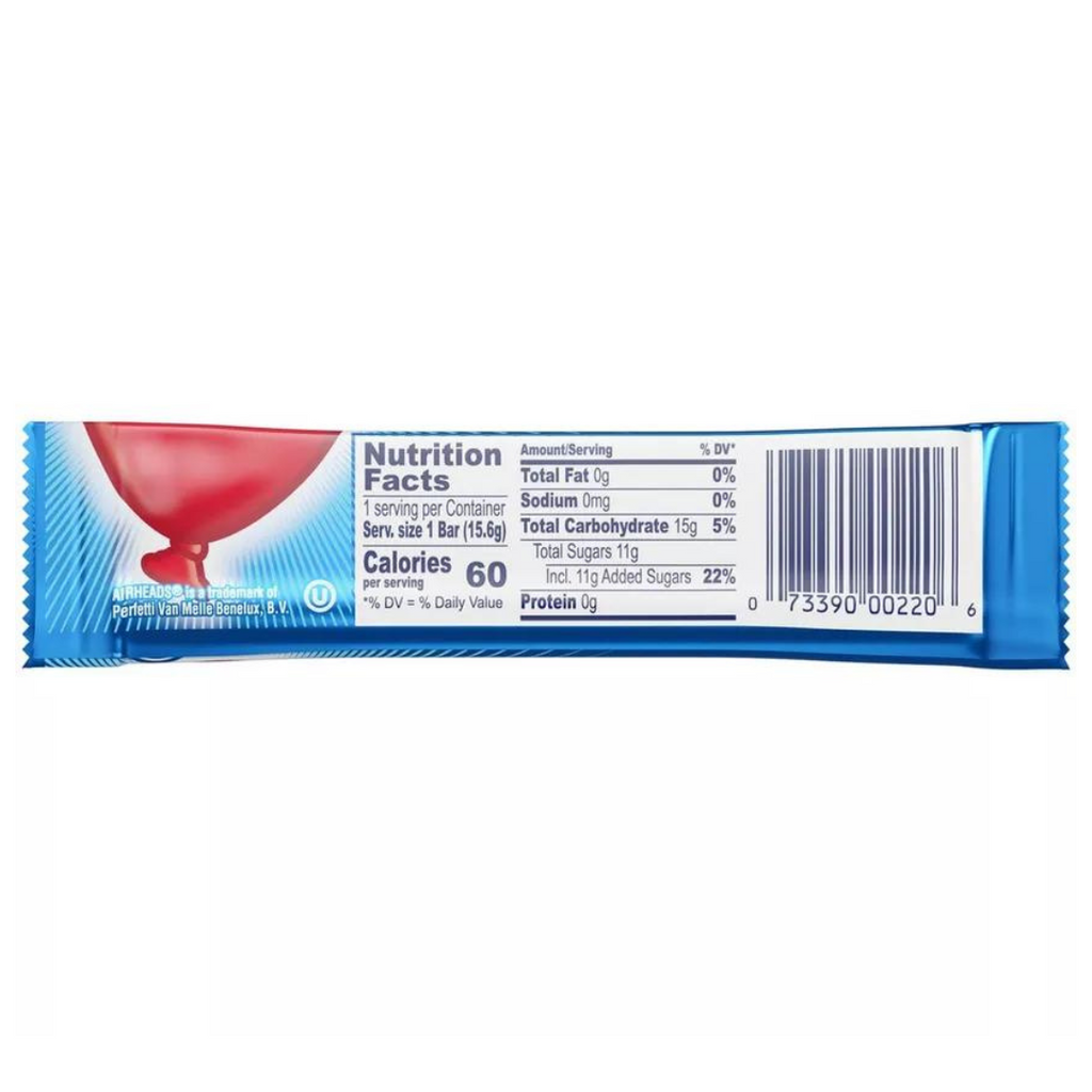 Airheads Blue Raspberry Taffy Bar (0.55oz)