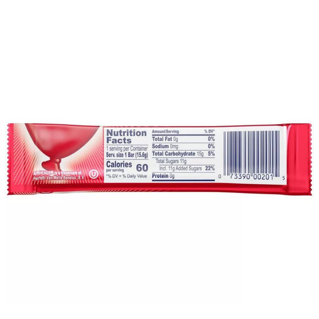 Air Heads Cherry Taffy Bars (0.55oz) Secondary image