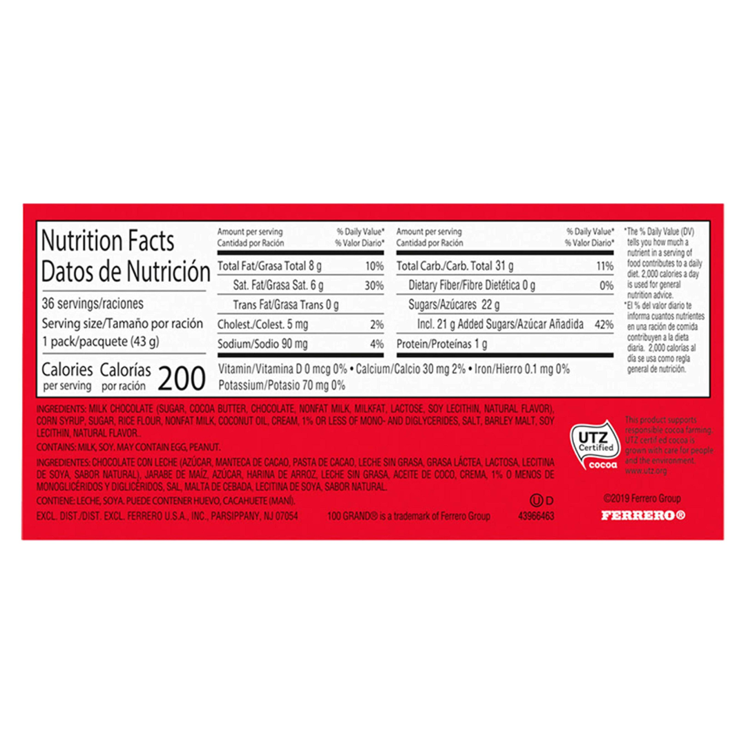 100 Grand Chocolate Bar (1.5oz)