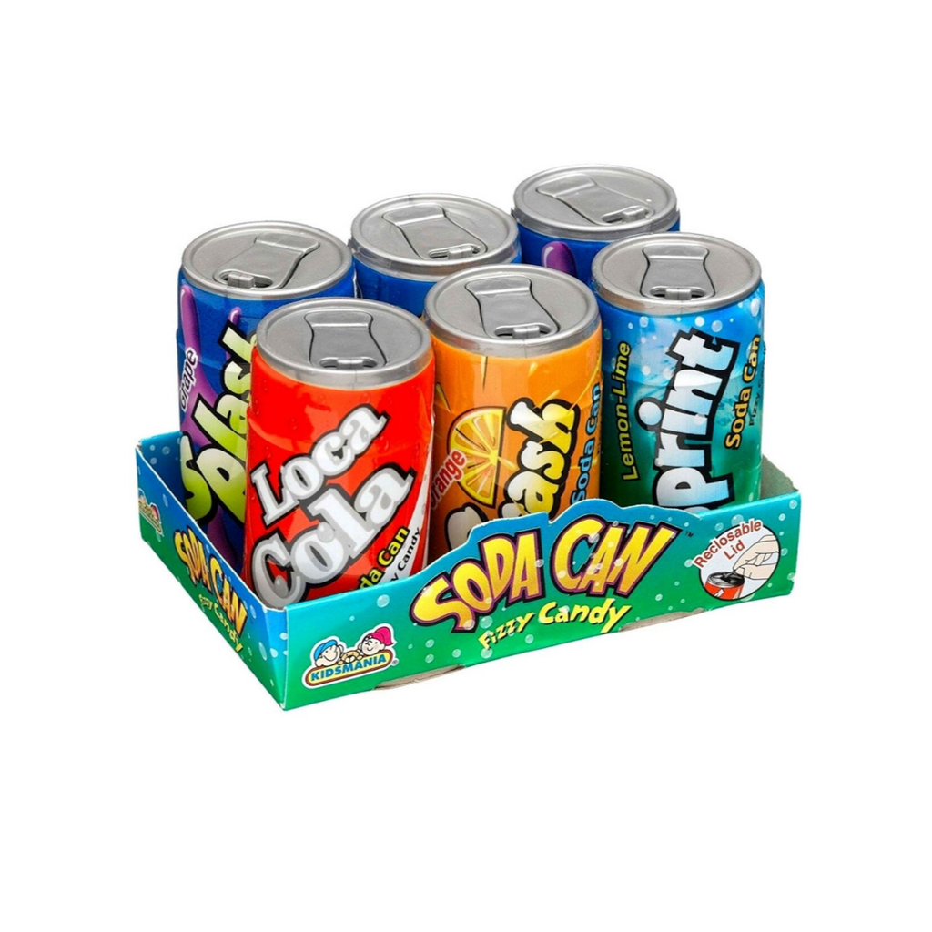 Kidsmania Soda Can Fizzy Candy (1.4oz)