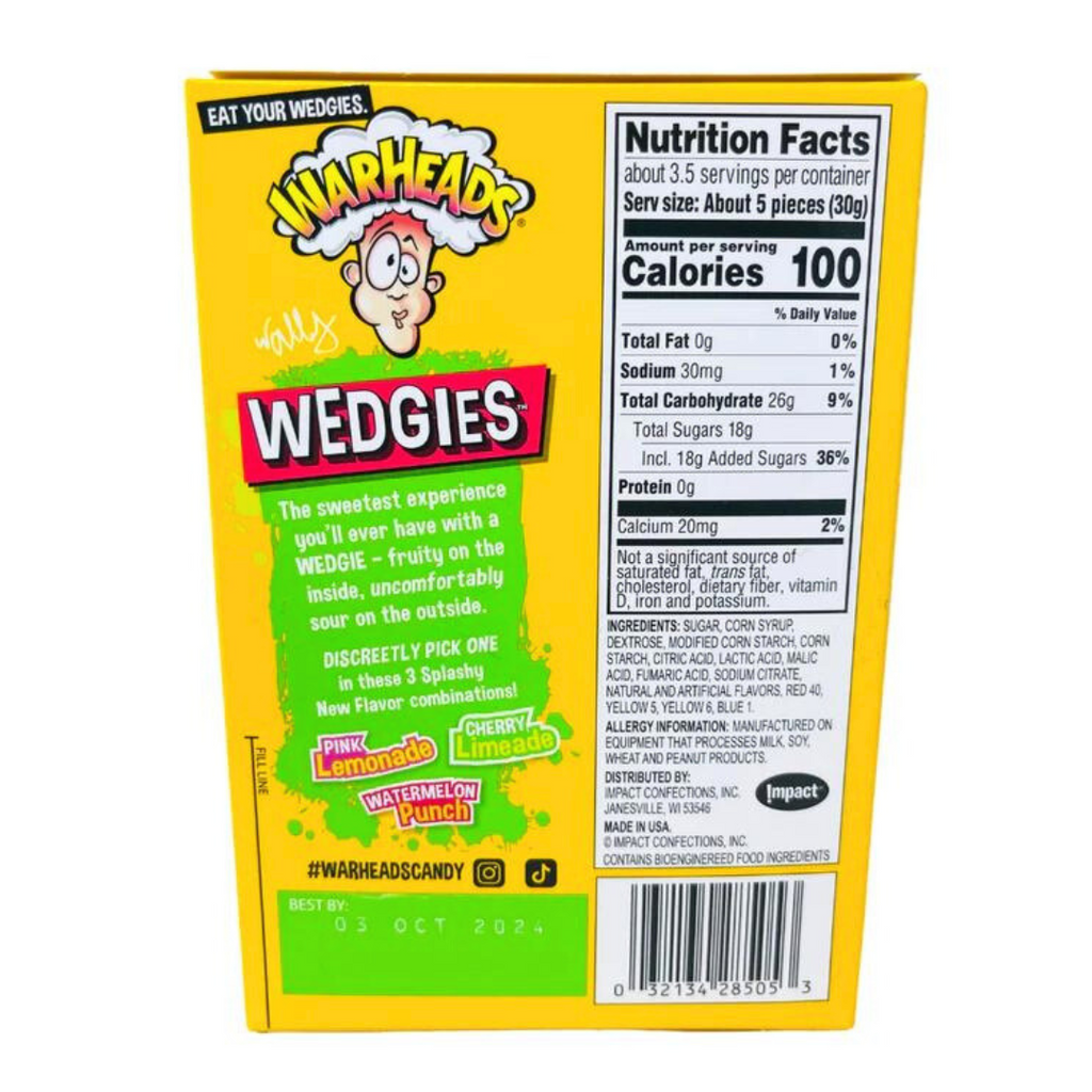 Warheads Wedgies Theatre Box (3.5oz)