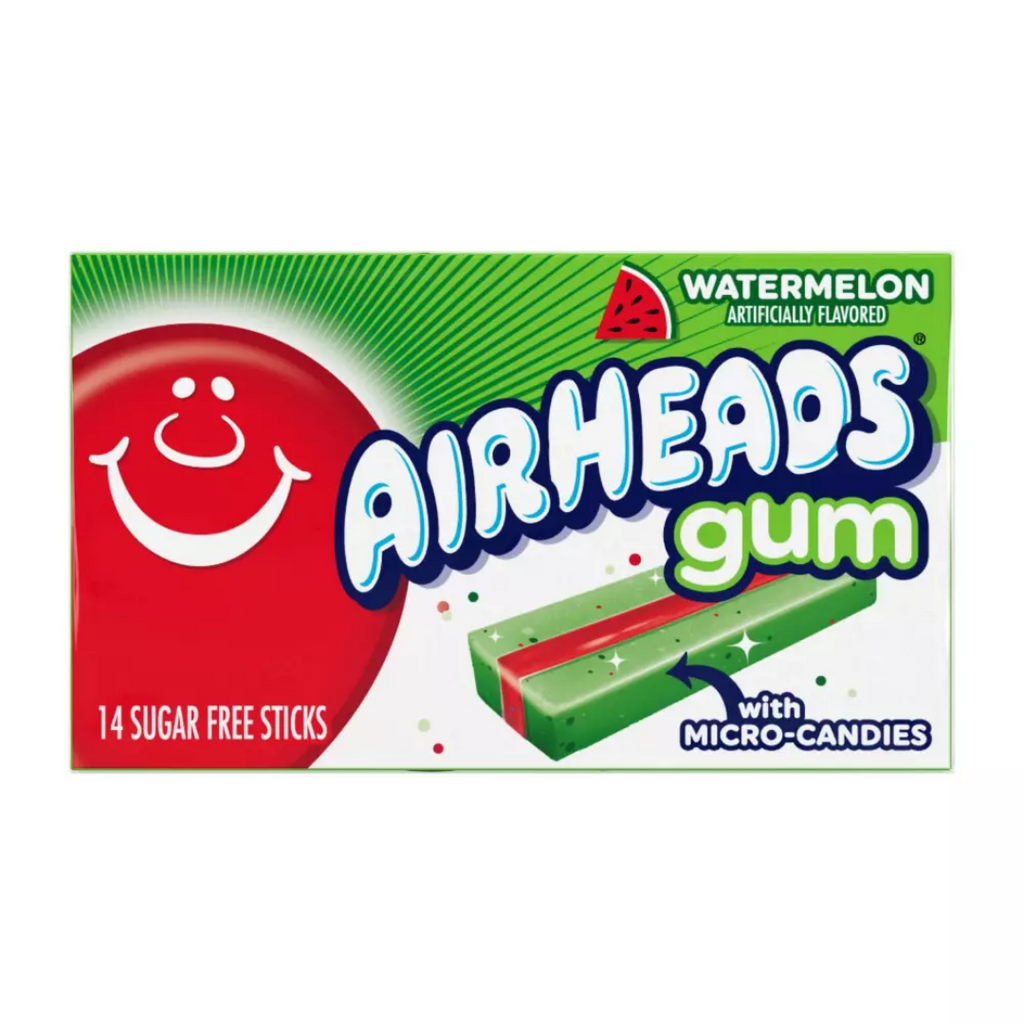Airheads Gum Watermelon Flavor with Micro-Candies