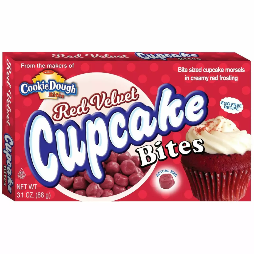 Cookie Dough Bites Red Velvet Theatre Box (3.1oz)