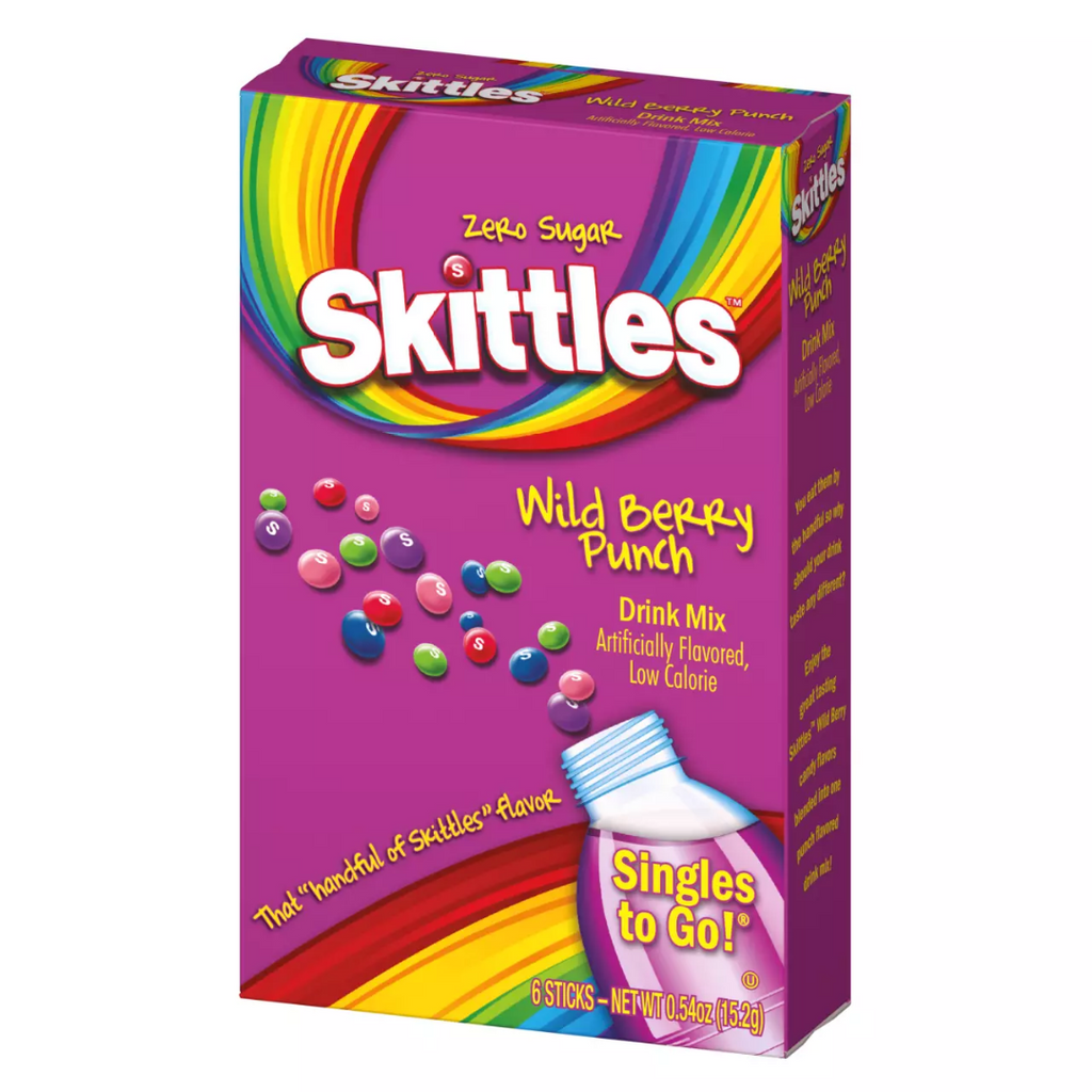 Skittles Wild Berry Drink Mix Singles To Go (0.54oz)
