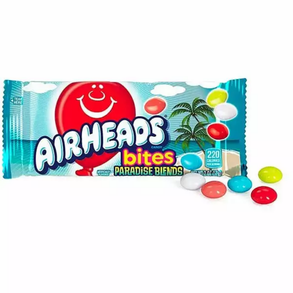 Air Heads Bites Candy Paradise Blend Tropical Flavors