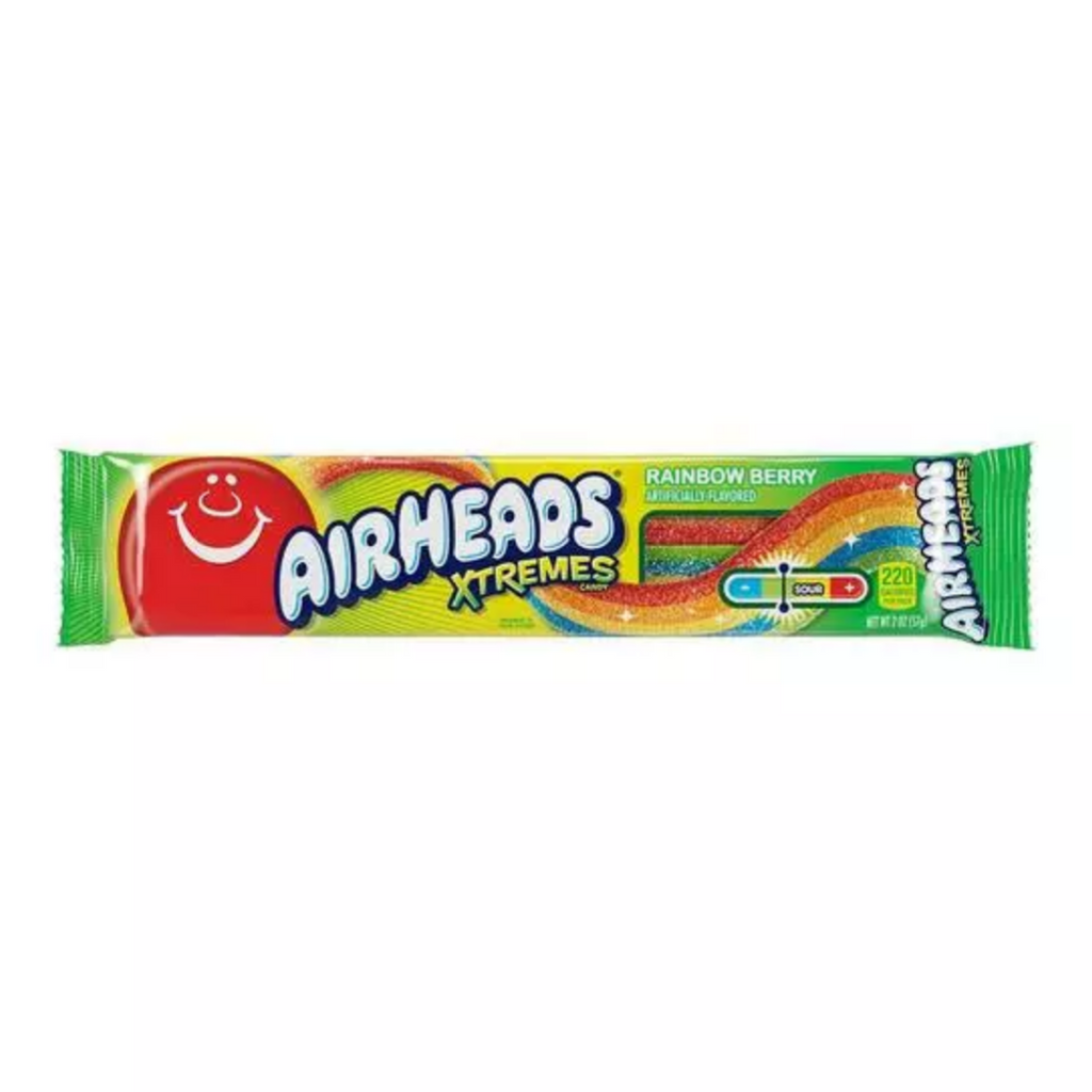 Airheads Xtremes Rainbow Berry Gummy Strips